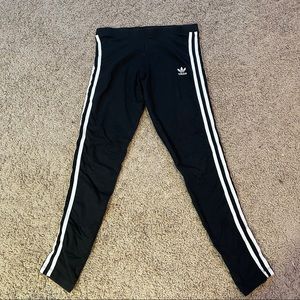 Adidas Three Striped Comfortable Leggings